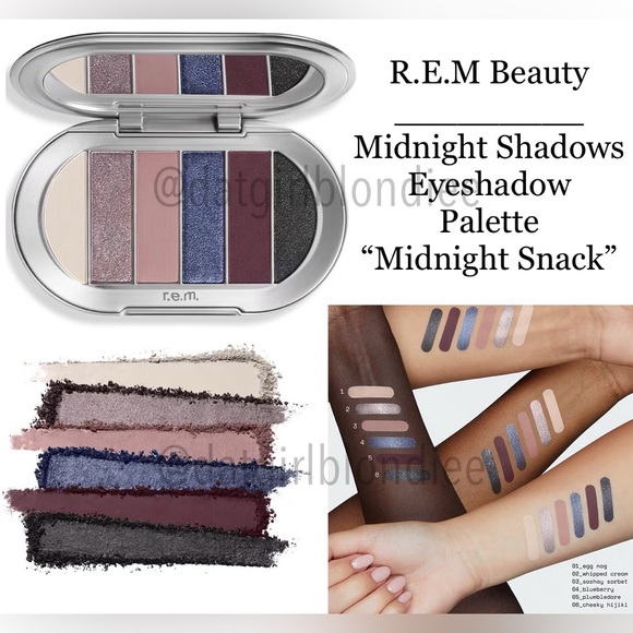 REM Beauty Other - R.E.M Beauty: Midnight Shadows Eyeshadow Palette (Midnight Snack)